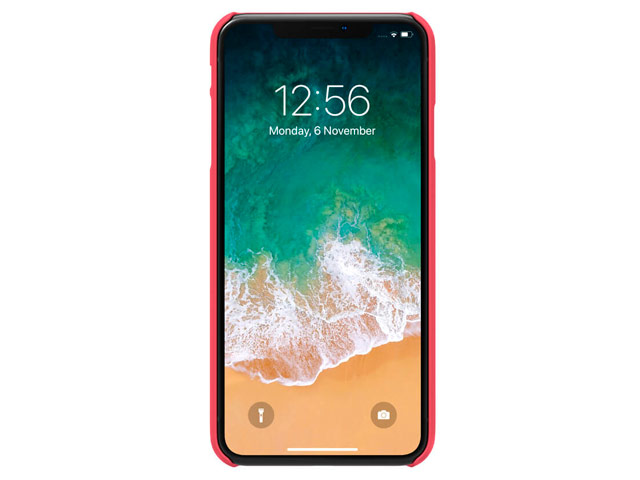 Чехол Nillkin Hard case для Apple iPhone XS max (красный, пластиковый)