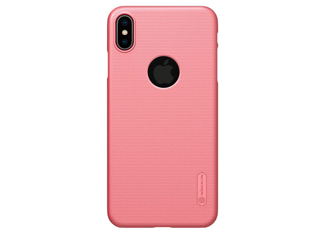 Чехол Nillkin Hard case для Apple iPhone XS max (розово-золотистый, пластиковый)