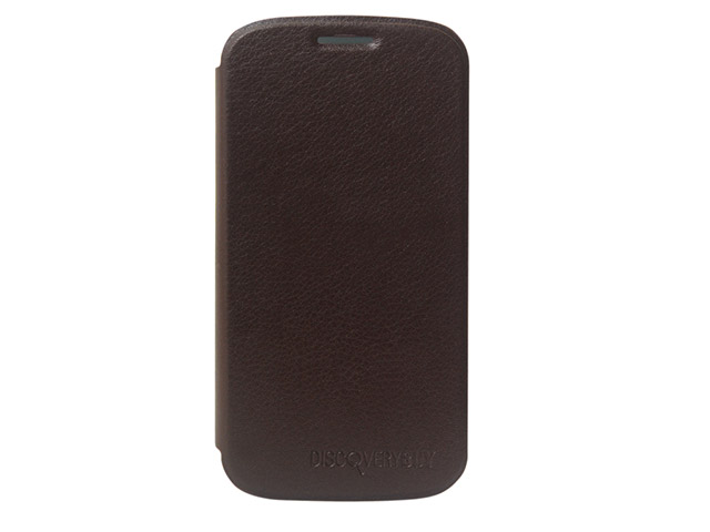 Чехол Discovery Buy City Elegant Case для Samsung Galaxy S4 i9500 (коричневый, кожанный)