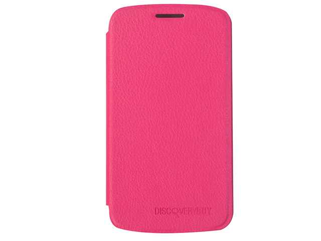 Чехол Discovery Buy City Elegant Case для Samsung Galaxy S4 i9500 (розовый, кожанный)