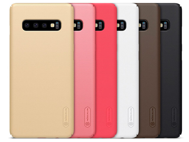 Чехол Nillkin Hard case для Samsung Galaxy S10 (белый, пластиковый)