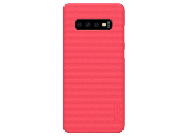 Чехол Nillkin Hard case для Samsung Galaxy S10 (красный, пластиковый)