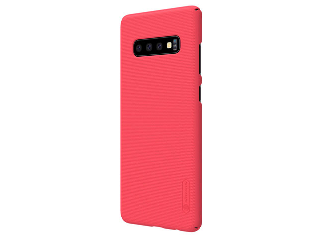 Чехол Nillkin Hard case для Samsung Galaxy S10 (красный, пластиковый)