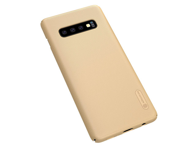 Чехол Nillkin Hard case для Samsung Galaxy S10 (золотистый, пластиковый)