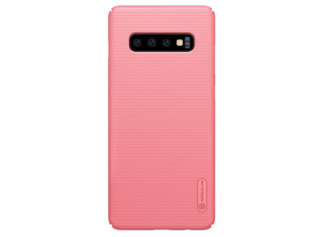 Чехол Nillkin Hard case для Samsung Galaxy S10 (розово-золотистый, пластиковый)
