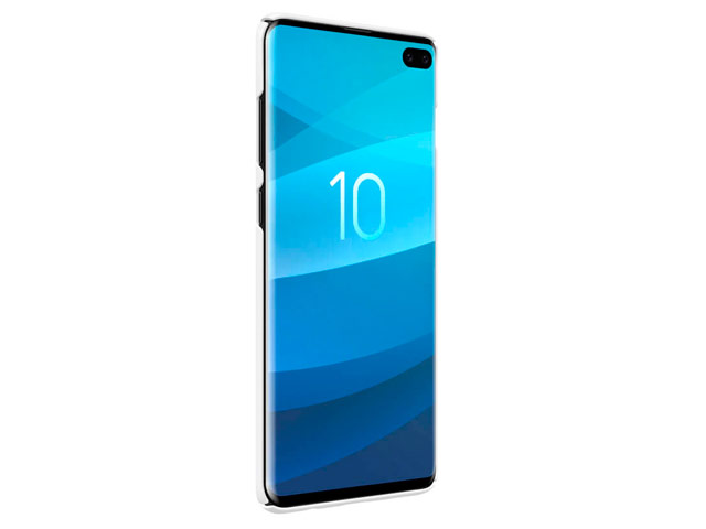 Чехол Nillkin Hard case для Samsung Galaxy S10 plus (белый, пластиковый)