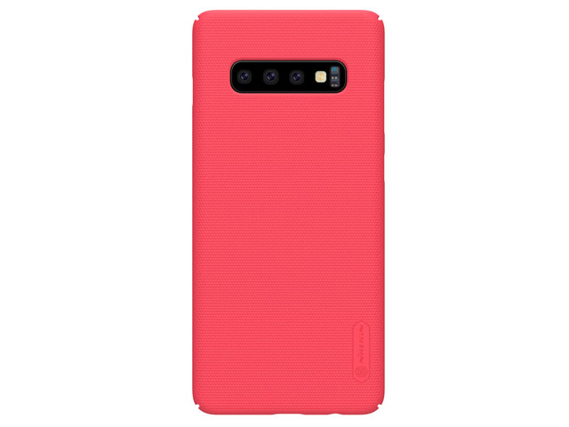 Чехол Nillkin Hard case для Samsung Galaxy S10 plus (красный, пластиковый)