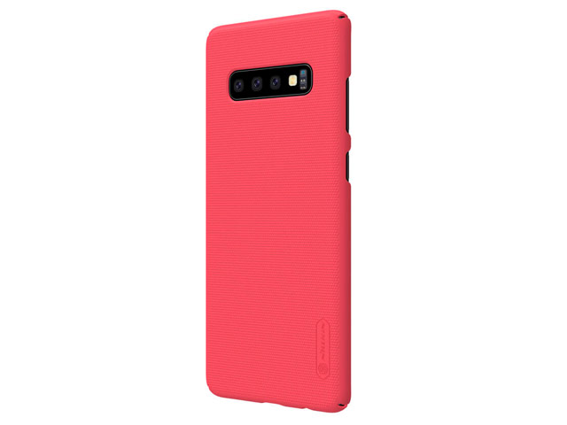 Чехол Nillkin Hard case для Samsung Galaxy S10 plus (красный, пластиковый)