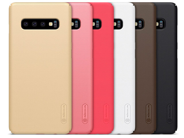 Чехол Nillkin Hard case для Samsung Galaxy S10 plus (золотистый, пластиковый)