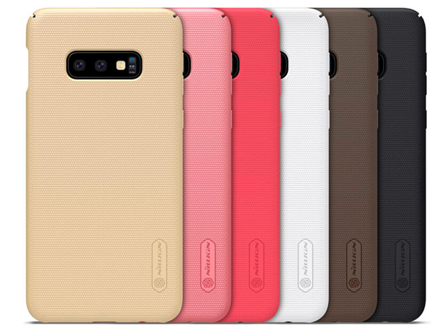 Чехол Nillkin Hard case для Samsung Galaxy S10 lite (розово-золотистый, пластиковый)