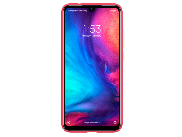 Чехол Nillkin Hard case для Xiaomi Redmi Note 7 (красный, пластиковый)