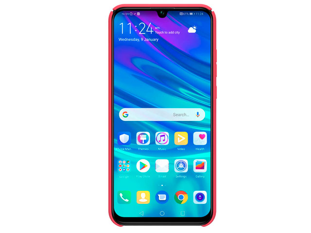Чехол Nillkin Hard case для Huawei P smart 2019 (красный, пластиковый)