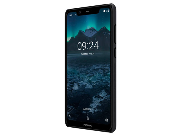 Чехол Nillkin Hard case для Nokia 5.1 plus (черный, пластиковый)