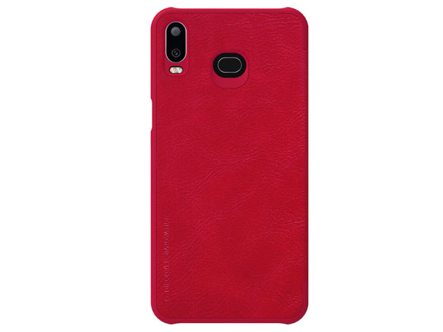Чехол Nillkin Qin leather case для Samsung Galaxy A6s (красный, кожаный)