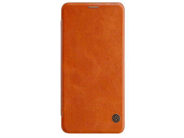 Чехол Nillkin Qin leather case для Samsung Galaxy A9 2018 (коричневый, кожаный)