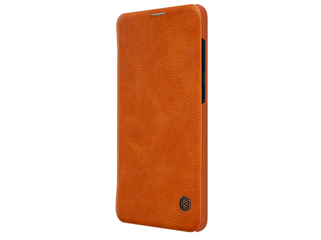 Чехол Nillkin Qin leather case для Samsung Galaxy A9 2018 (коричневый, кожаный)