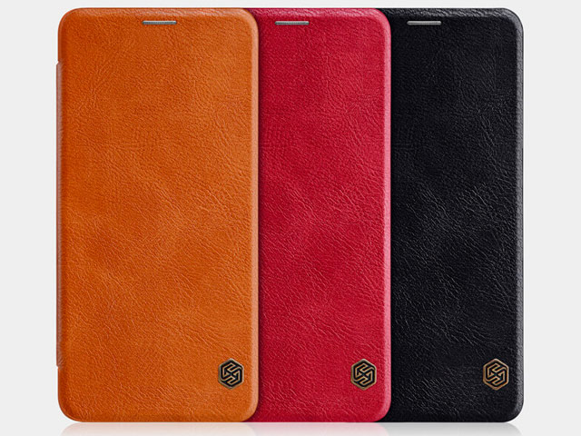 Чехол Nillkin Qin leather case для Samsung Galaxy A9 2018 (коричневый, кожаный)