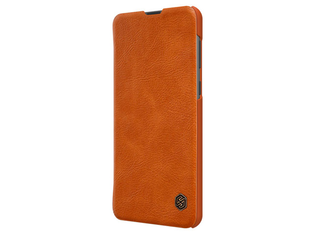 Чехол Nillkin Qin leather case для Samsung Galaxy A8s (коричневый, кожаный)