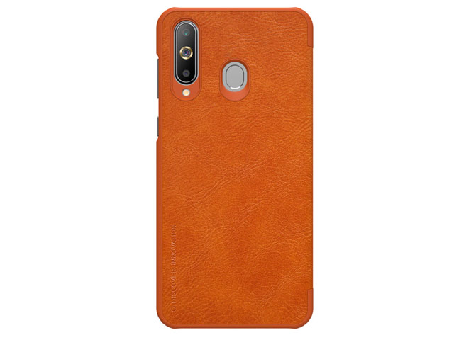 Чехол Nillkin Qin leather case для Samsung Galaxy A8s (коричневый, кожаный)