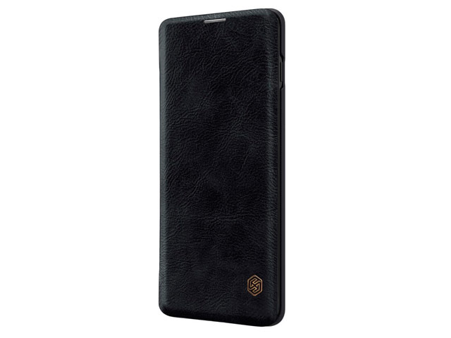 Чехол Nillkin Qin leather case для Samsung Galaxy S10 plus (черный, кожаный)