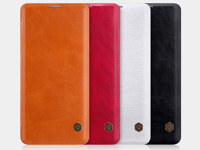 Чехол Nillkin Qin leather case для Samsung Galaxy S10 plus (черный, кожаный)