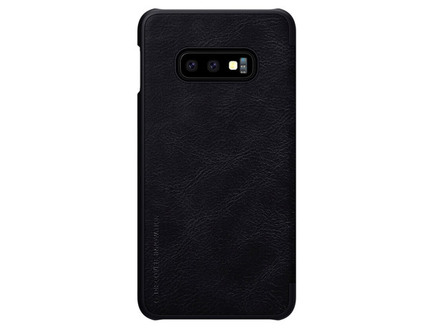 Чехол Nillkin Qin leather case для Samsung Galaxy S10 lite (черный, кожаный)