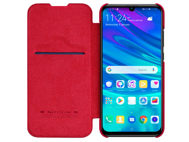 Чехол Nillkin Qin leather case для Huawei P smart 2019 (красный, кожаный)