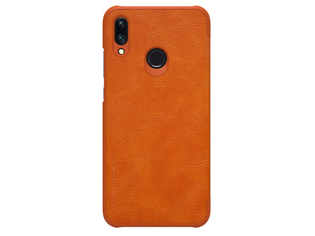 Чехол Nillkin Qin leather case для Huawei P smart 2019 (коричневый, кожаный)