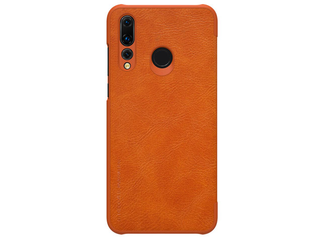 Чехол Nillkin Qin leather case для Huawei Nova 4 (коричневый, кожаный)