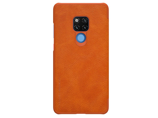 Чехол Nillkin Qin leather case для Huawei Mate 20X (коричневый, кожаный)