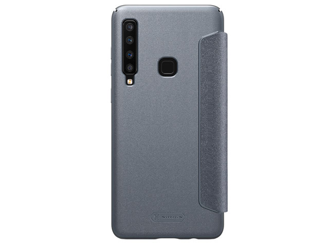 Чехол Nillkin Sparkle Leather Case для Samsung Galaxy A9 2018 (темно-серый, винилискожа)