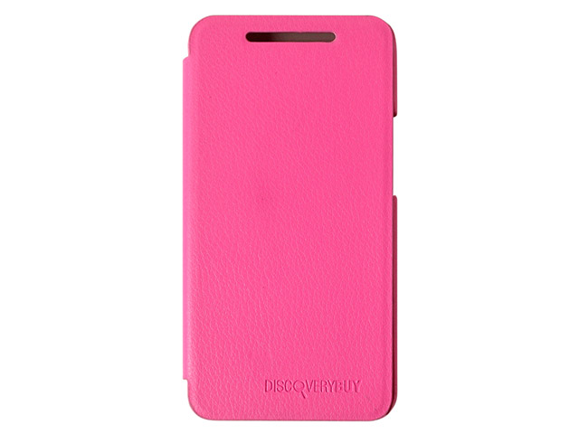 Чехол Discovery Buy City Elegant Case для HTC One 801e (HTC M7) (розовый, кожанный)