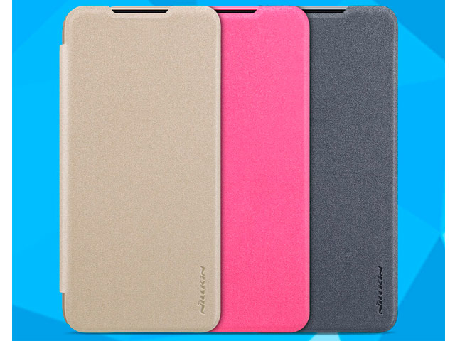 Чехол Nillkin Sparkle Leather Case для Xiaomi Redmi Note 7 (золотистый, винилискожа)