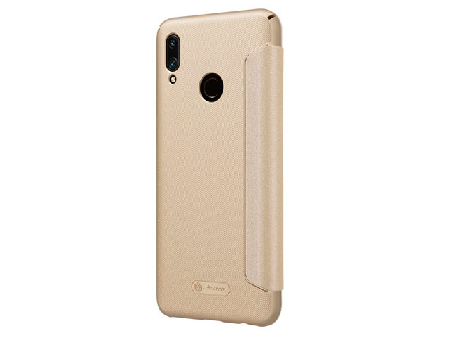 Чехол Nillkin Sparkle Leather Case для Huawei P smart 2019 (золотистый, винилискожа)