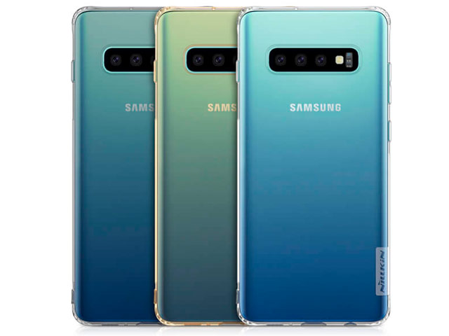 Чехол Nillkin Nature case для Samsung Galaxy S10 (серый, гелевый)