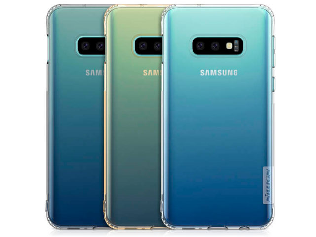 Чехол Nillkin Nature case для Samsung Galaxy S10 lite (серый, гелевый)