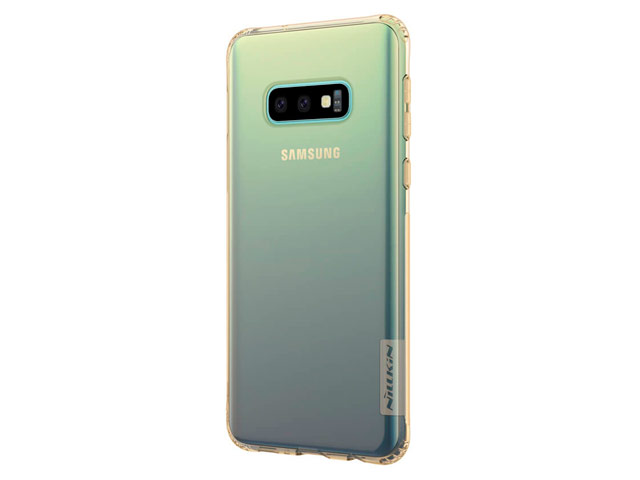 Чехол Nillkin Nature case для Samsung Galaxy S10 lite (золотистый, гелевый)