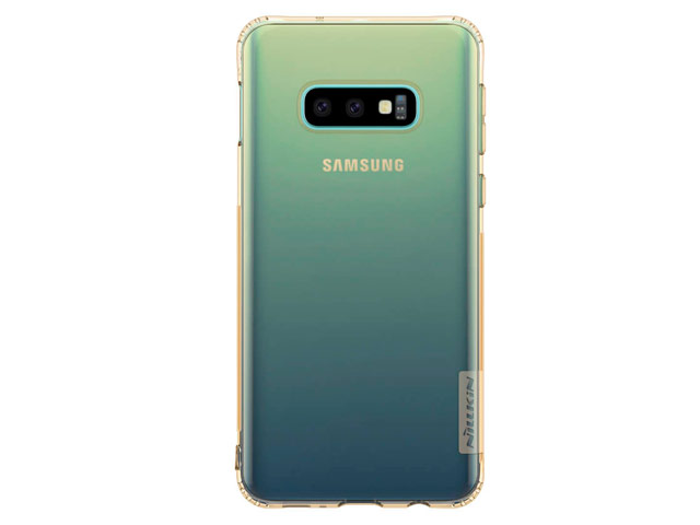 Чехол Nillkin Nature case для Samsung Galaxy S10 lite (золотистый, гелевый)