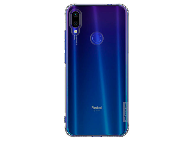 Чехол Nillkin Nature case для Xiaomi Redmi Note 7 (серый, гелевый)