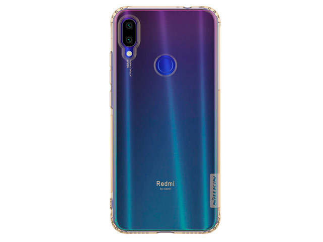 Чехол Nillkin Nature case для Xiaomi Redmi Note 7 (золотистый, гелевый)