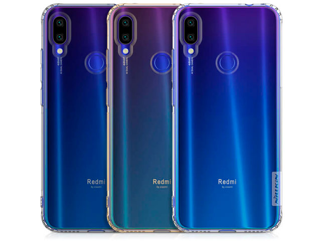 Чехол Nillkin Nature case для Xiaomi Redmi Note 7 (золотистый, гелевый)