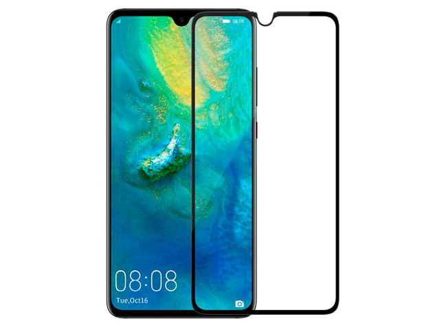 Защитное стекло Nillkin 3D CP+ MAX Glass Protector для Huawei Mate 20 (черное)