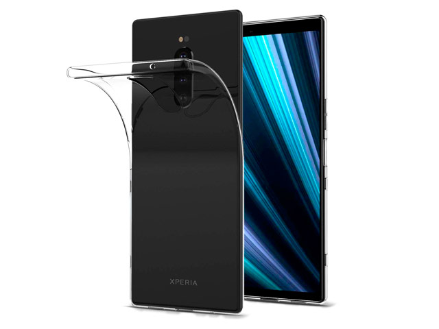 Чехол Yotrix UltrathinCase для Sony Xperia 1 (прозрачный, гелевый)