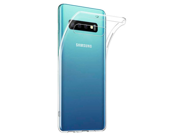 Чехол Yotrix UltrathinCase для Samsung Galaxy S10 (прозрачный, гелевый)