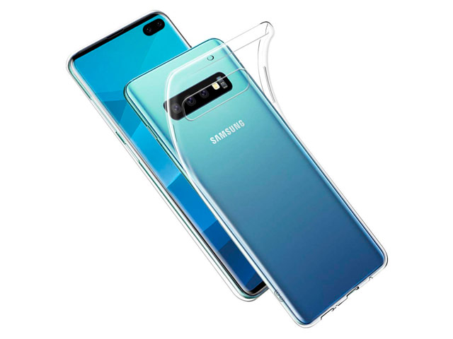 Чехол Yotrix UltrathinCase для Samsung Galaxy S10 plus (прозрачный, гелевый)