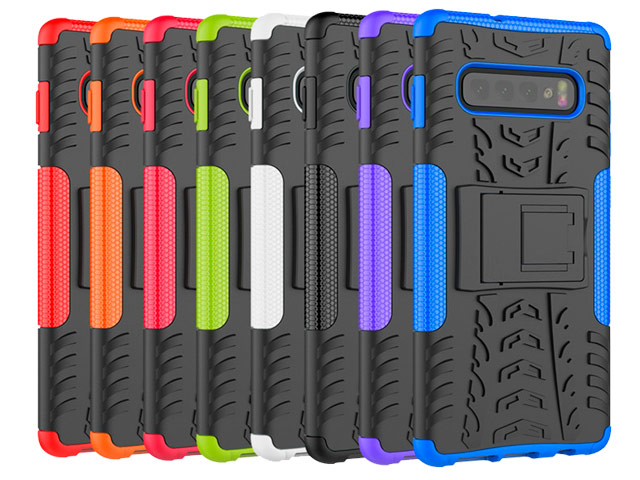 Чехол Yotrix Shockproof case для Samsung Galaxy S10 (белый, гелевый)