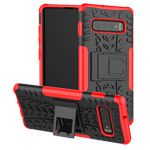 Чехол Yotrix Shockproof case для Samsung Galaxy S10 (красный, гелевый)