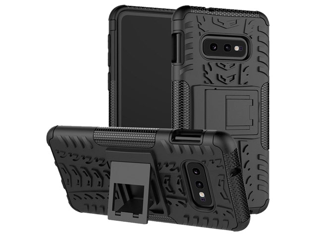 Чехол Yotrix Shockproof case для Samsung Galaxy S10 lite (черный, гелевый)