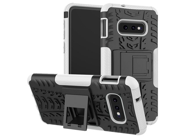 Чехол Yotrix Shockproof case для Samsung Galaxy S10 lite (белый, гелевый)