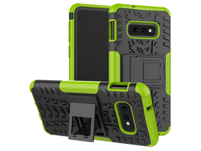 Чехол Yotrix Shockproof case для Samsung Galaxy S10 lite (зеленый, гелевый)